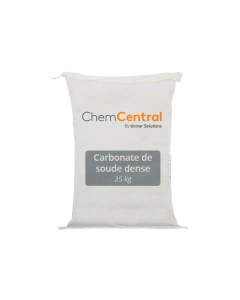 Carbonate de soude dense - Sac 25 Kg