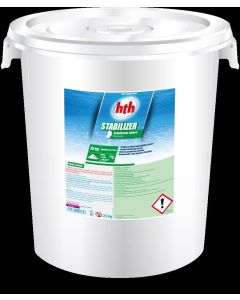 HTH ® - STABILIZER Granulés - Seau 25 Kg