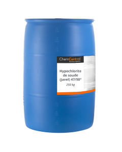 Hypochlorite de soude (Javel) 47-50° - Fut 250 Kg
